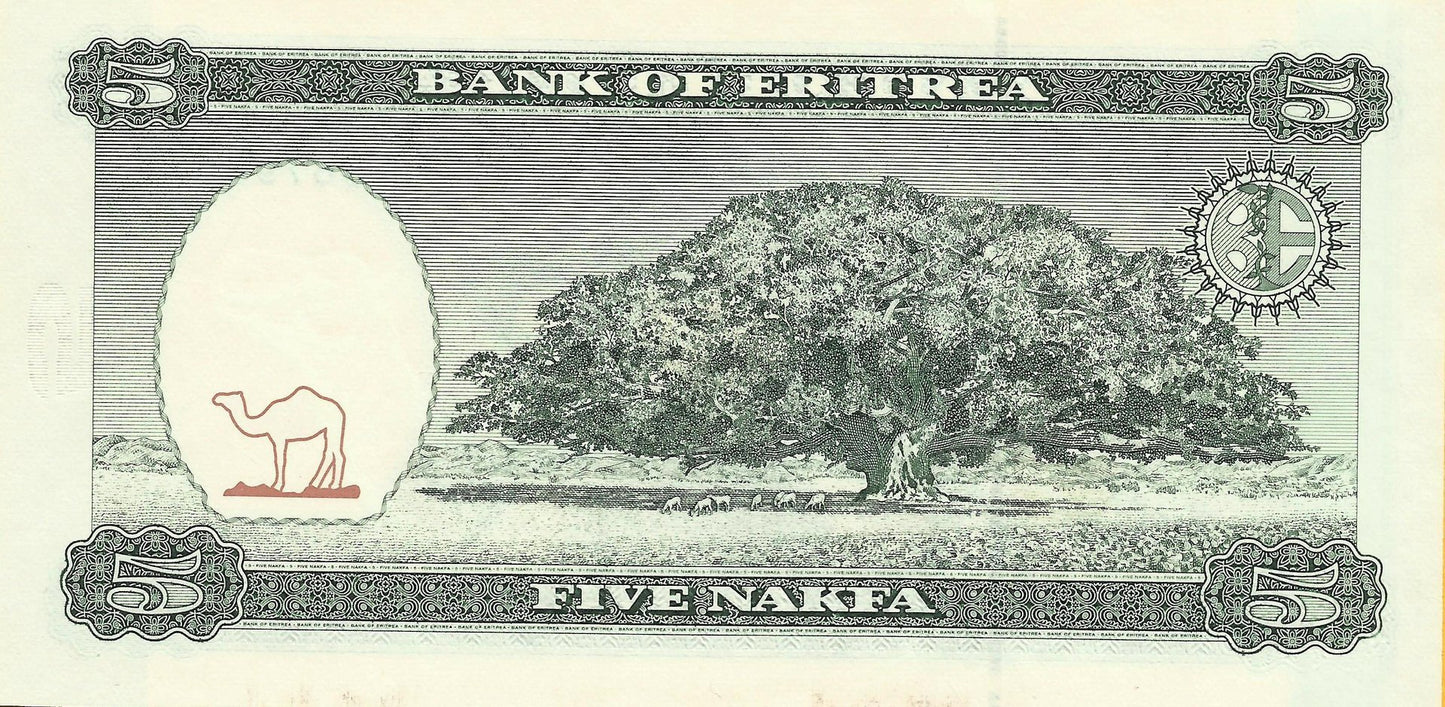 Eritreia - 5 Nakfa 1997 (# 2)