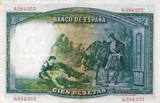 Espanha - 100 Pesetas 1931 (# 83)