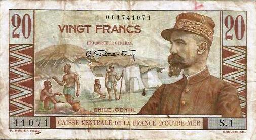 French Equatorial Africa - 20 Francs 1947 (# 22)