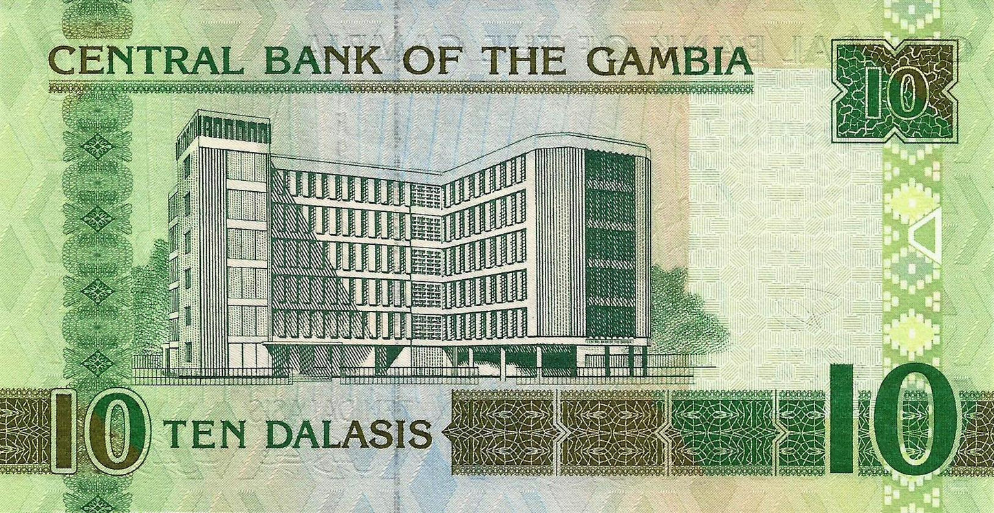 Gambia - 10 Dalasis 2013 (# 26c)