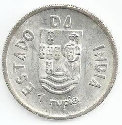 Ìndia Portuguesa - 1 Rupia 1935 (Km# 22)