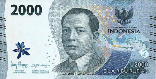 Indonesia - 2000 Rupias 2022 (# 163a)