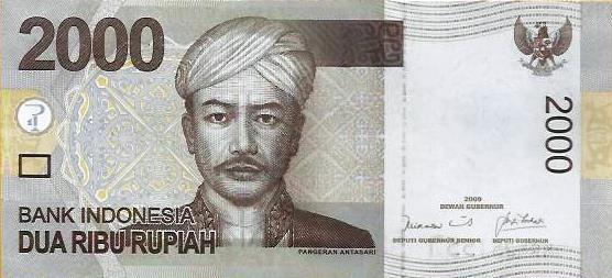 Indonesia - 2000 Rupias 2009 (# 148a)