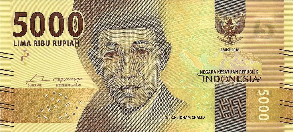 Indonesia - 5000 Rupias 2016 (# 156a)