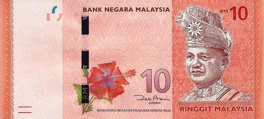 Malasia - 10 Ringgit 2012