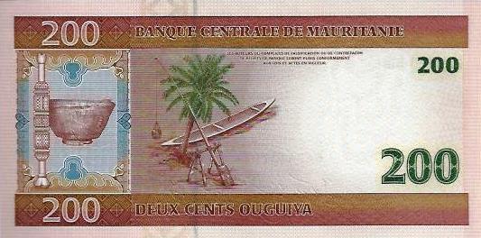 Mauritania - 200 Ouguiya 2004 (# 11)