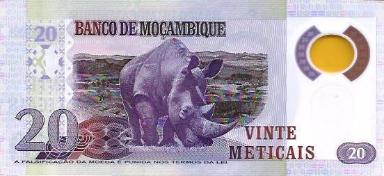 Moçambique - 20 Meticais 2011 (# 149)