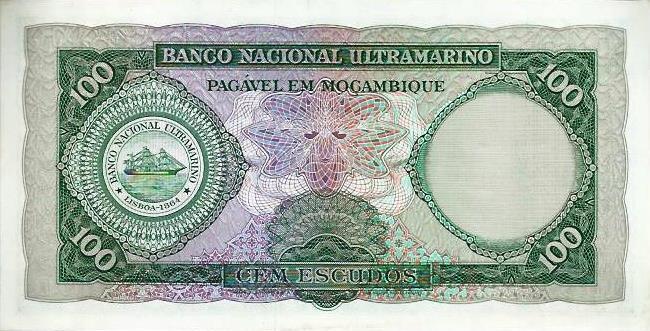 Moçambique - 100$00 1961 (# 109b)