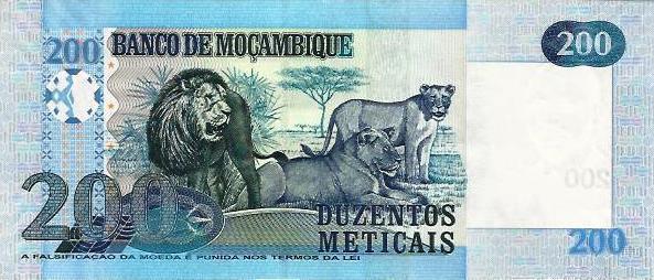 Moçambique - 200 Meticais 2011 (# 152a)