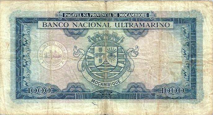 Moçambique - 1000$00 1953 (# 105a)