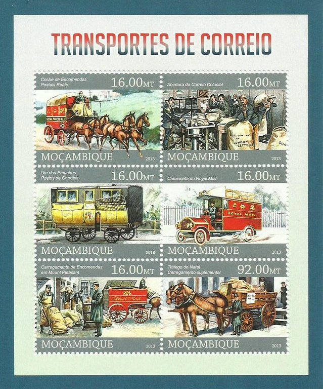 Moçambique - Transportes de Correio 2013