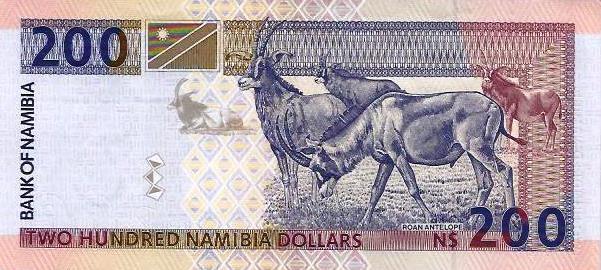 Namibia - 200 Dolares 2003 (# 10b)