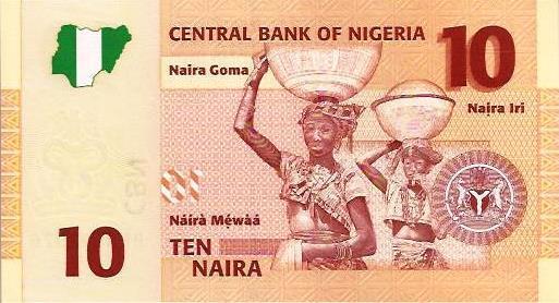 Nigeria - 10 Naira 2006 (# 33a)