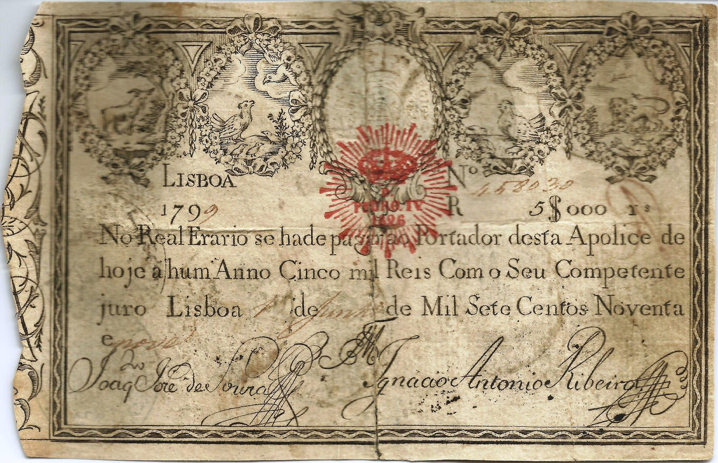 Portugal - 5$000 Reis 1799