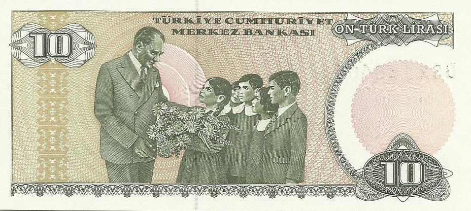 Turquia - 10 Liras 1979 (# 193)