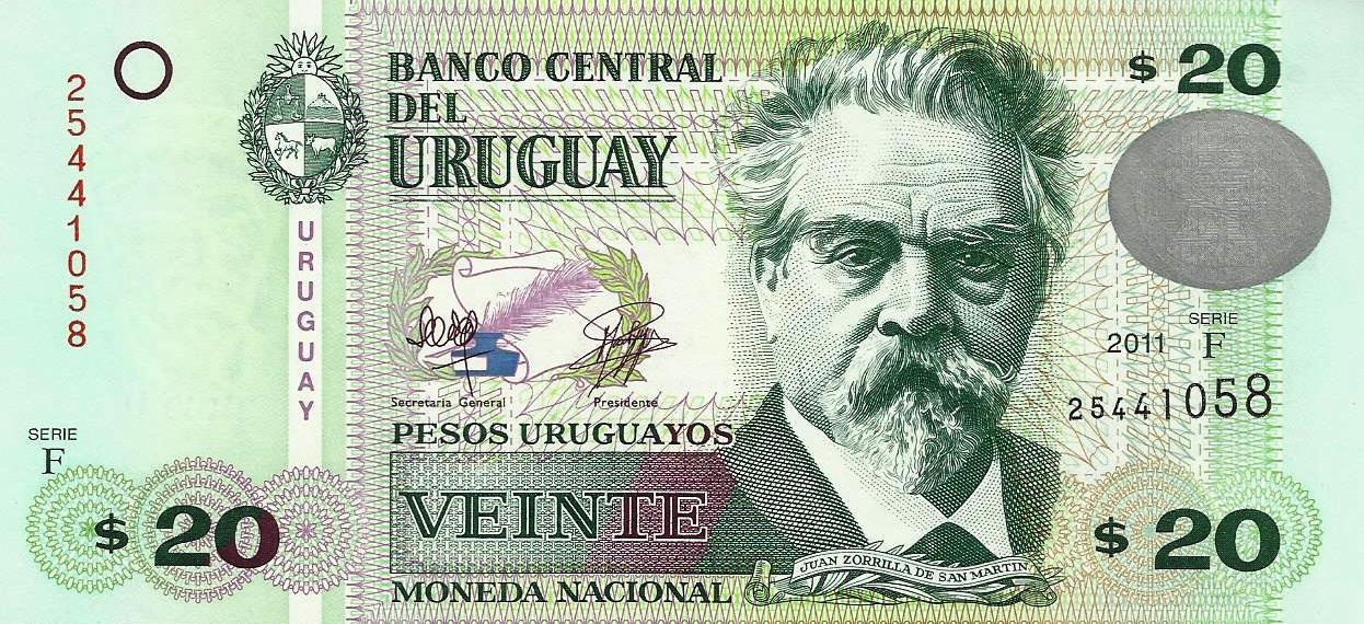 Uruguai - 20 Pesos 2011 (# 86b)