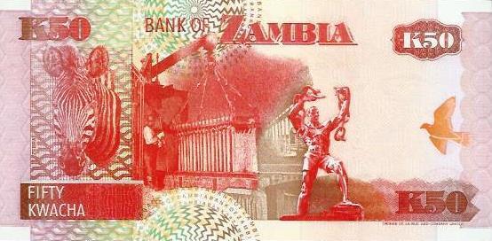 Zâmbia - 50 Kwacha 1992 (# 37a)