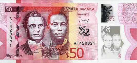 Jamaica - 50 Dolares 2022 (# 96a)