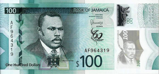 Jamaica - 100 Dolares 2022 (# 97a)